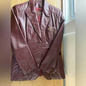 Etienne Aigner Genuine Leather Jacket